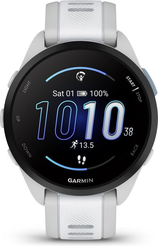 Garmin Forerunner 165 - Hardloophorloge - Mist Grey - Whitestone - ION eCommerce - Smartwatch