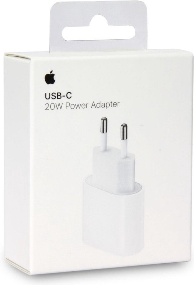 Apple 20W Power adapter - USB - C aansluiting - Snellader iPhone - Wit - ION E - Commerce - Lader