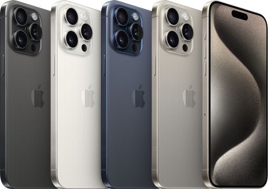 Apple iPhone 15 Pro Max - 1TB - Wit Titanium - ION E - Commerce - Apple iPhone
