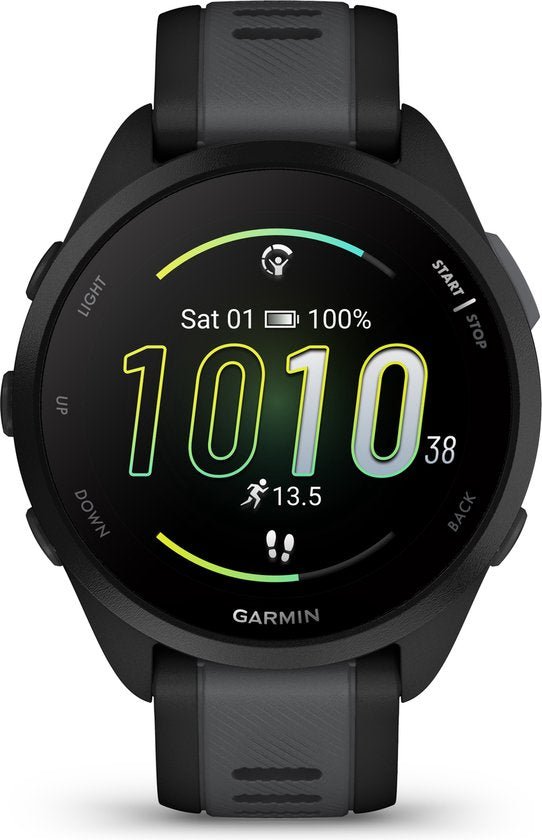 Garmin Forerunner 165 - Hardloophorloge - Black - Slate Grey - ION eCommerce - Smartwatch