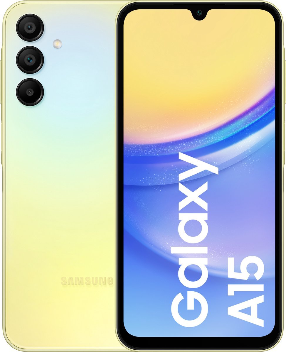 Samsung Galaxy A15 4G - 256GB - Geel - ION e - Commerce - Smartphone
