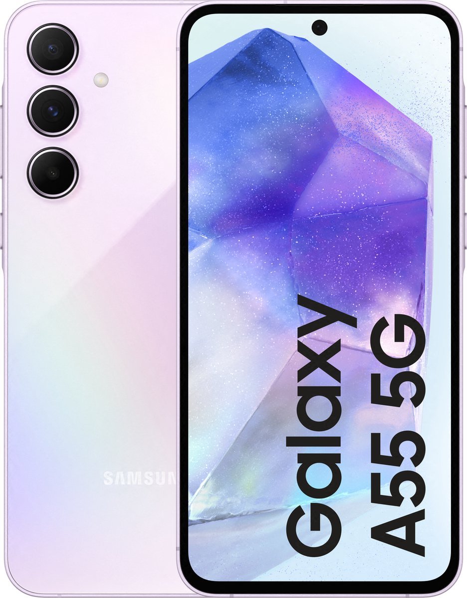 Samsung Galaxy A55 5G - 256GB - Awesome Lilac - ION e - Commerce - Smartphone