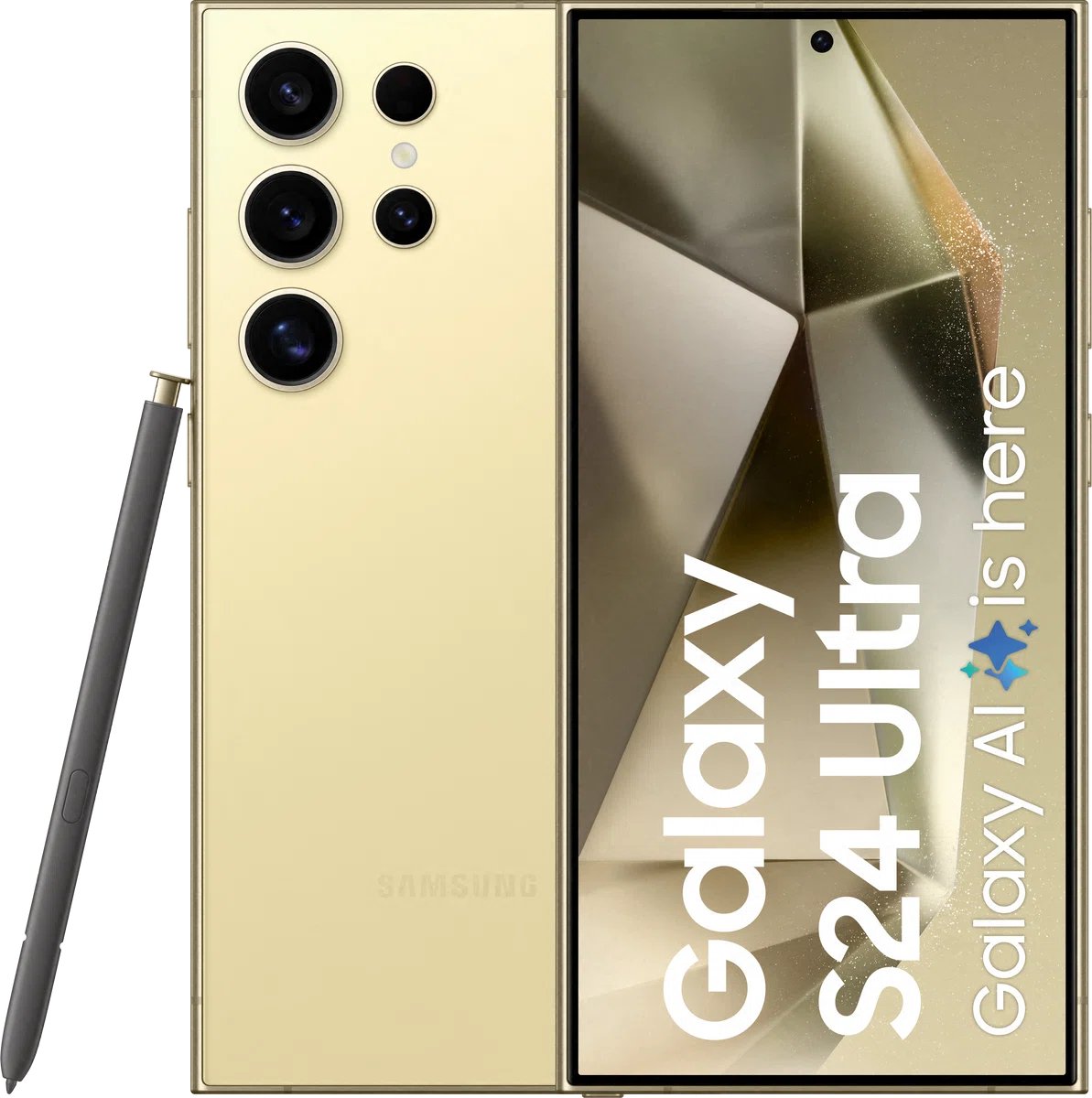 Samsung Galaxy S24 Ultra 5G - 1TB - Titanium Yellow - ION e - Commerce - Smartphone