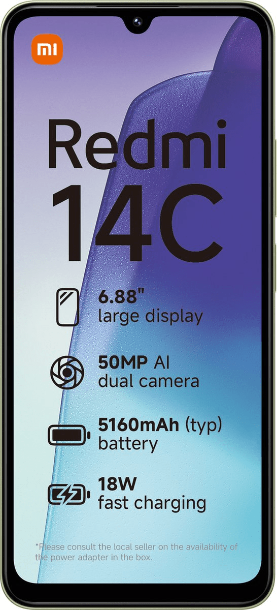 Xiaomi Redmi 14C - 8GB - 256GB - Sage Groen - ION eCommerce - Smartphone