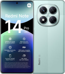 Xiaomi Redmi Note 14 Pro - 5G - 8GB/256GB - Coral Groen - ION eCommerce - Redmi serie
